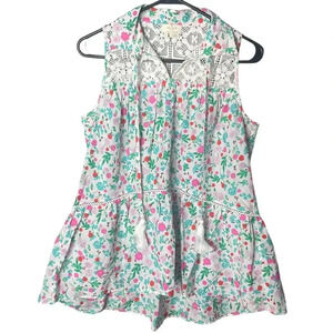 Kate Spade Women’s Sz Small Floral Sleeveless Blouse
